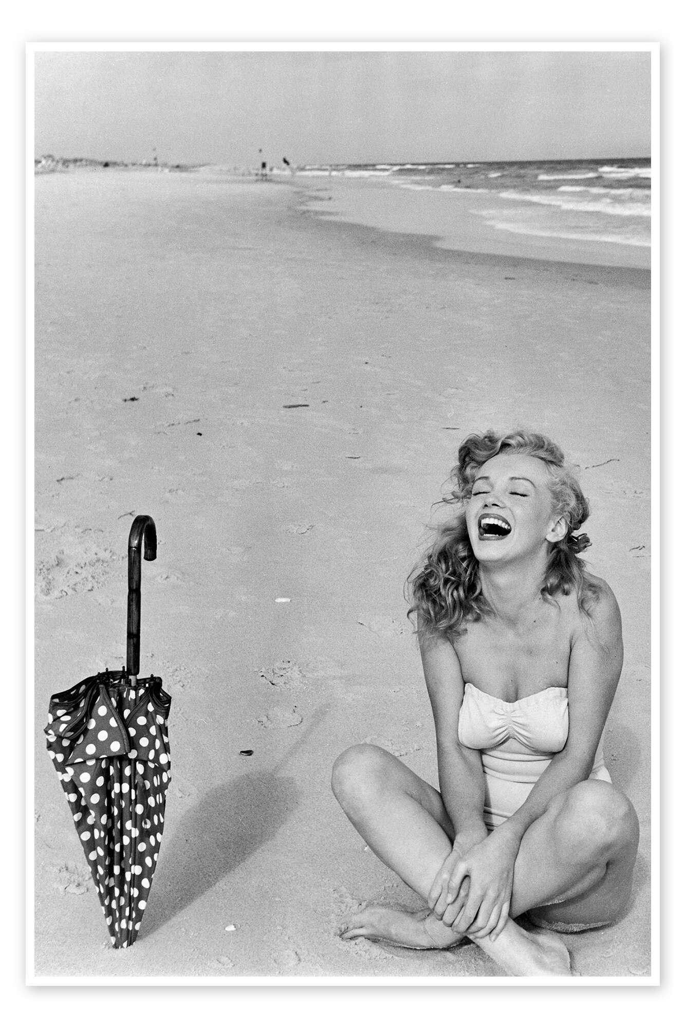 Marilyn Monroe in a bathing suit print by Celebrity Collection