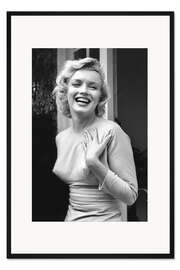 Gerahmter Kunstdruck Marilyn Monroe im Festtagskleid