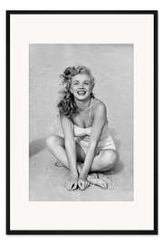 Gerahmter Kunstdruck Marilyn Monroe im Badeanzug