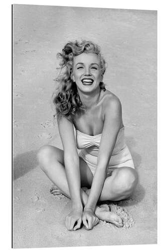 Gallery print Marilyn Monroe in een badpak