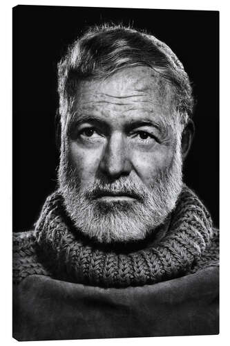 Canvastavla Ernest Hemingway