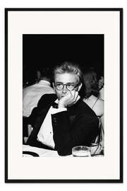 Gerahmter Kunstdruck James Dean auf dem Thalian Ball