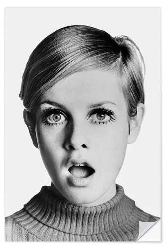 Naklejka na ścianę Twiggy astonished