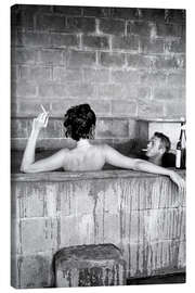 Canvastavla  Steve McQueen och Neile Adams - Celebrity Collection