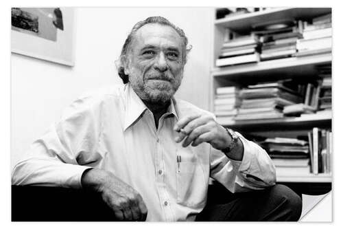 Muursticker Charles Bukowski