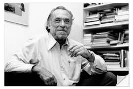 Naklejka na ścianę Charles Bukowski