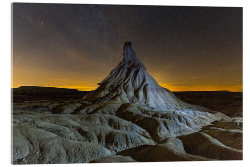 Cuadro de metacrilato Castil de Tierra, Bardenas Reales