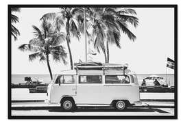 Gerahmter Kunstdruck Busreise in Florida