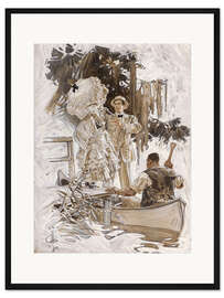 Gerahmter Kunstdruck Der Ausflug