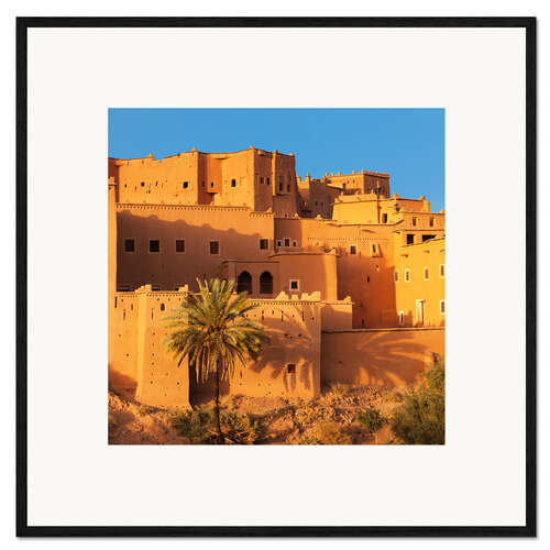 Inramat konsttryck Taourirt Kasbah, Marocko