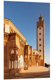 Foam board print Hassan II Mosque in Agadir, Morocco