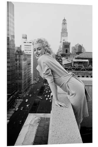 Hartschaumbild Marilyn Monroe in New York