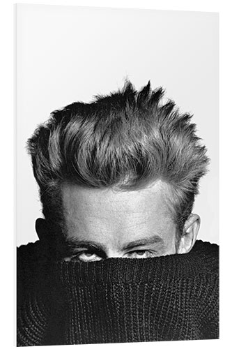 PVC print James Dean verbergt zich