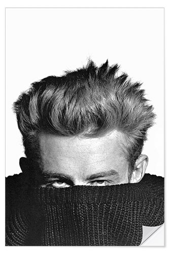 Wall sticker James Dean hiding