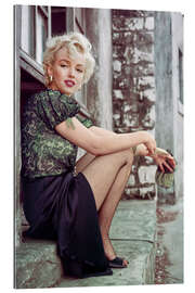 Gallery Print Marilyn Monroe in einer Filmpause