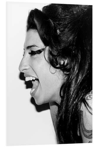 PVC print Lachen bij Amy Winehouse