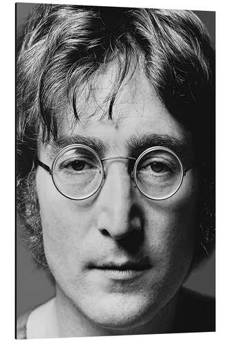 Stampa su alluminio Primo piano di John Lennon