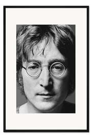 Gerahmter Kunstdruck John Lennon Porträt