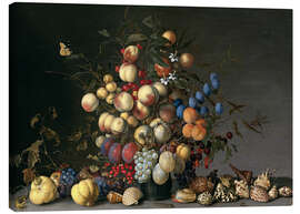 Canvas print  Stilleven fruit - Balthasar van der Ast