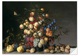 Sticker mural Nature morte aux fruits