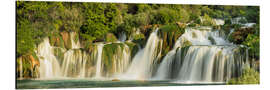 Aluminium print Skradinski Buk waterfall in Croatia