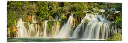 Tableau en PVC Cascade de Skradinski Buk en Croatie