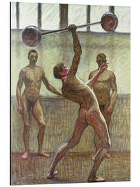 Magnettafel Heben von Gewichten mit einem Arm Nr. 2