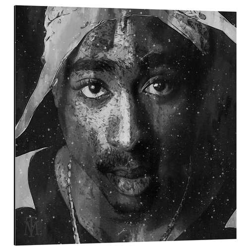 Aluminium print 2Pac