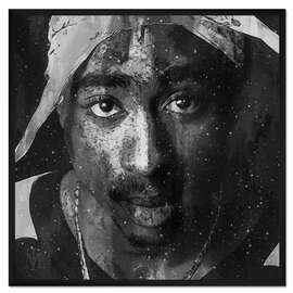 Gerahmter Kunstdruck 2Pac