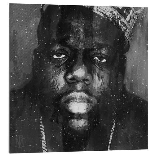 Aluminium print The Notorious B.I.G.