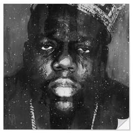 Selvklebende plakat The Notorious B.I.G.