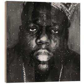 Wood print The Notorious B.I.G.