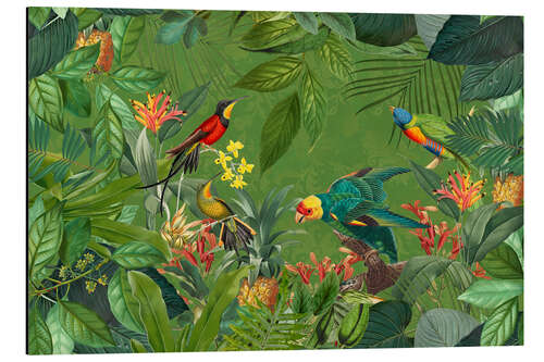 Aluminium print Tropical Jungle