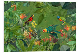 Aluminium print Tropical Jungle