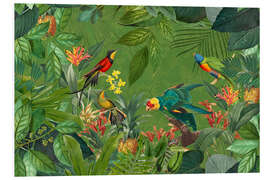 Quadro em PVC Selva Tropical