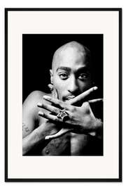 Gerahmter Kunstdruck Tupac