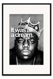 Gerahmter Kunstdruck The Notorious B.I.G. - Celebrity Collection