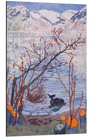 Magnettafel Vogel auf Stein