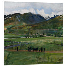 Magnettafel Ein Begräbnistag in Jolster