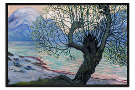 Gerahmter Kunstdruck Märzmorgen (Detail)