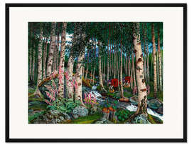 Gerahmter Kunstdruck Fingerhut