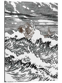 Magnettafel Die kleine Meerjungfrau