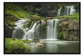 Gerahmter Kunstdruck Kirkjufell Foss