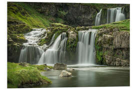 Foam board print Kirkjufell Foss