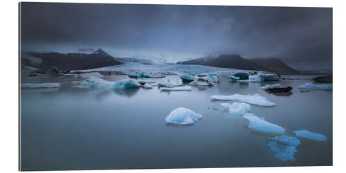 Gallery print At the foot of glacier