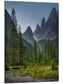 Tableau en aluminium Dolomites