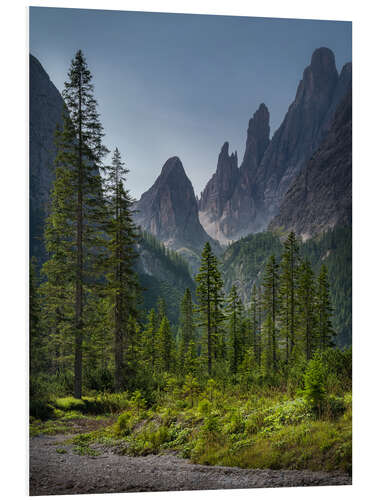 Foam board print Dolomites