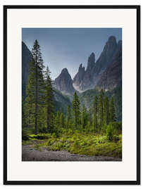 Gerahmter Kunstdruck Dolomiten