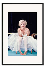 Gerahmter Kunstdruck Marilyn Monroe im Ballettkleid