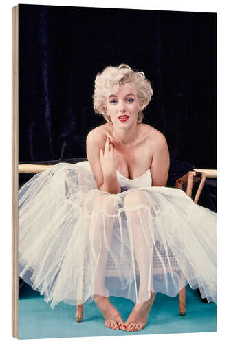 Quadro de madeira Marilyn Monroe - Tutu dress